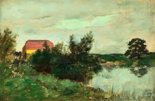 A Lake Scene, 1900-1923. Creator: William York Macgregor
