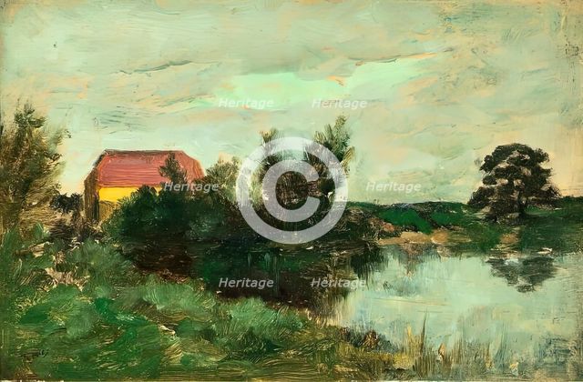 A Lake Scene, 1900-1923. Creator: William York Macgregor.