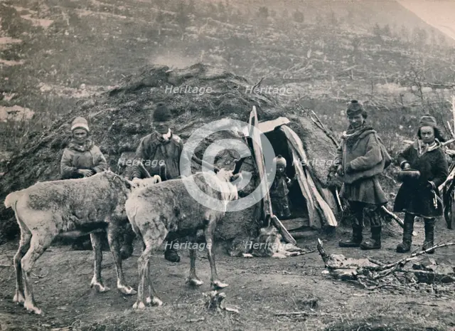 'A Lapp Family', 1914. Creator: Unknown.