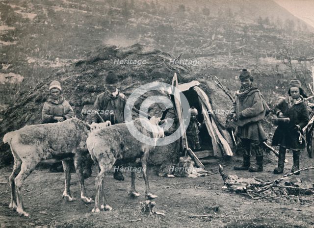 'A Lapp Family', 1914. Creator: Unknown.