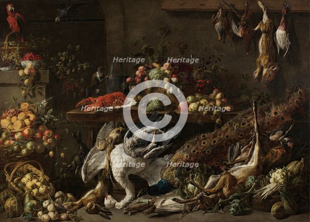 A Larder, 1642. Creator: Adriaen van Utrecht.