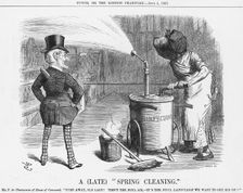 A Late "Spring Cleaning" 1887. Creator: Joseph Swain