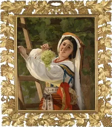 A laughing Girl in South Italian dress, 1857. Artist: Sorokin, Yevgraf Semyonovich (1821-1892)
