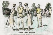 A Lawn Tennis Problem 1923