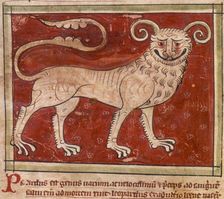 A leopard, 14th century. Creator: Unknown