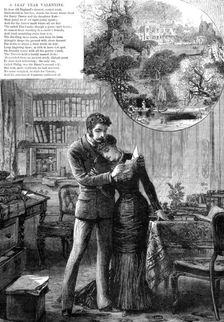 A Leap-Year Valentine, 1880. Creator: Unknown