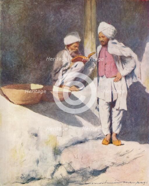 'A Learned Man of Peshawur', 1905. Artist: Mortimer Luddington Menpes.
