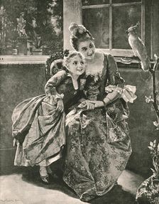 'A Learned Pupil' 1890. Creator: Unknown