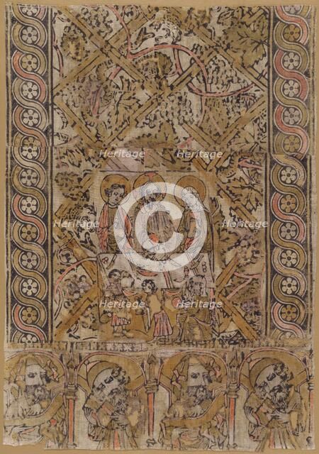 A Lectern Cloth with the Marriage at Cana, c. 1400. Creator: Unknown.