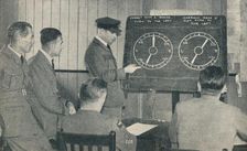 A lecture on instrument flying at the Central Flying School at Upavon, Wiltshire, c1936 (c1937)