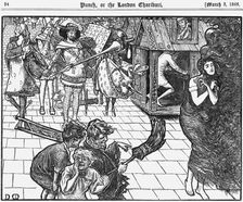 A Legend of Camelot. Part 1 1866. Artist: George du Maurier