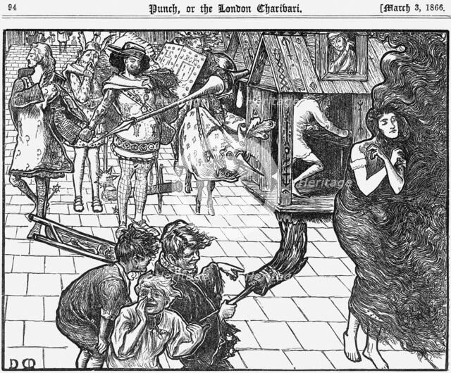 'A Legend of Camelot. Part 1', 1866. Artist: George du Maurier