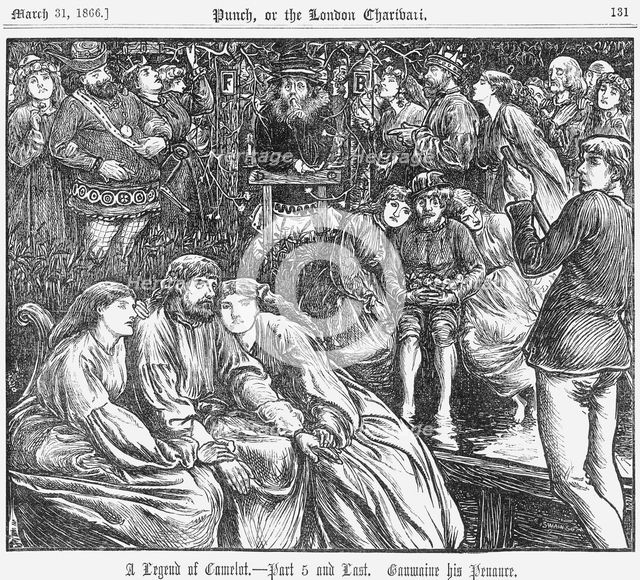 'A Legend of Camelot - Part 5 and Last', 1866. Creator: Unknown.