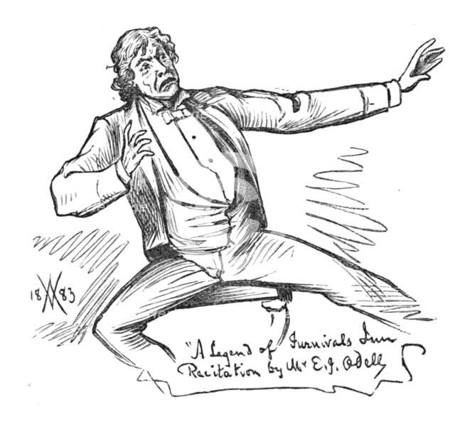 A Legend of Furnivals Inn - Recitation by Mr. E. J. Odell, 1883. Creator: Unknown.