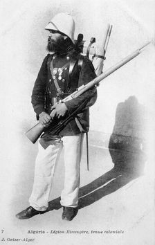 A legionnaire, Algeria, c1910