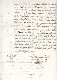 A letter by Oliver Cromwell to Cardinal Mazarin, 4 December 1657, (1899)
