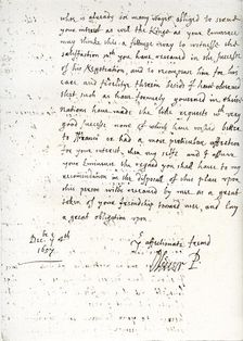 A letter by Oliver Cromwell to Cardinal Mazarin, 4 December 1657, (1899)