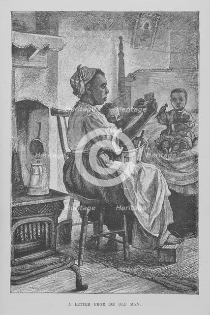 A letter from de ole man, 1882. Creator: Unknown.