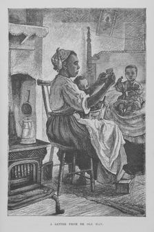 A letter from de ole man, 1882. Creator: Unknown