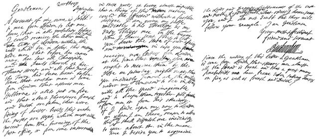 A letter from George Villiers about the Great Fire of London, 6 September 1666, (1840). Artist: George Villiers, Duke of Buckingham