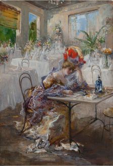 A letter (or Lady at the Cafe)