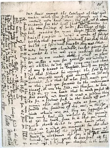 A letter to a Mr Storie by Oliver Cromwell, St Ives, 11 January, 1635-1636, (1899)