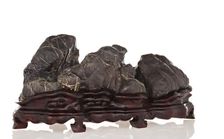 A Língbì Scholars Rock (gongshi), date unknown. Creator: Unknown