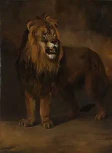 A Lion from the Menagerie of King Louis Napoleon, 1808, 1808. Creator: Pieter Gerardus van Os