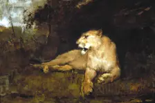 A Lioness c1867-1910. Artist: John MacAllan Swan