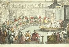 A Life Class at the Royal Academy, Somerset House, 1811. Creator: Thomas Rowlandson
