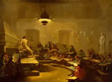 A Life Class, early 19th century?. Creator: Unknown