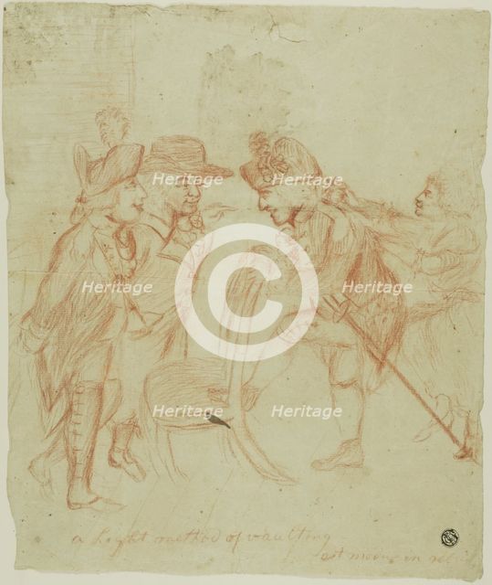 A Light Method of Vaulting, n.d. Creator: Henry William Bunbury.