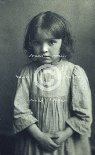 A-listnin' to the witch-tales 'at Annie tells about, c1900. Creator: Elizabeth B. Brownell.