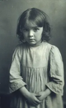 A-listnin to the witch-tales at Annie tells about, c1900. Creator: Elizabeth B. Brownell
