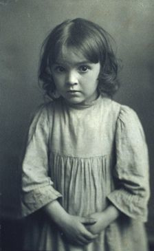 A-listnin to the witch-tales at Annie tells about, c1900. Creator: Elizabeth B. Brownell