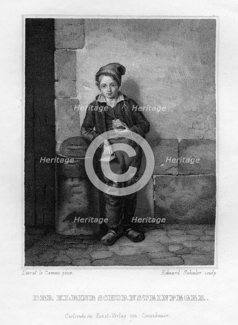 'A little chimney sweep', c1833.  Creator: Edouard Schuler.