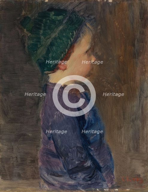 A little Boy, c1890. Creator: Christian Krohg.