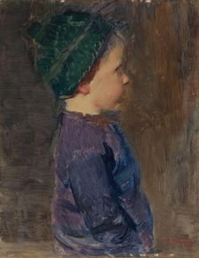 A little Boy, c1890. Creator: Christian Krohg