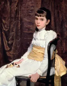 A Little Girl 1887. Artist: Cecilia Beaux