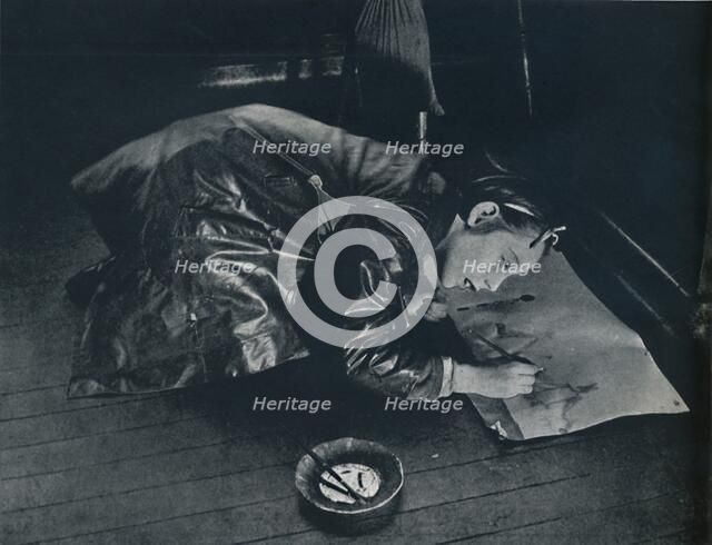 'A little girl left behind imagines the trek to the country', 1941. Artist: Cecil Beaton.