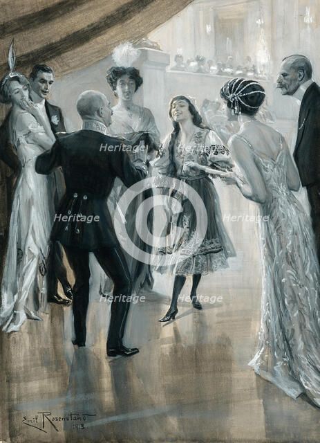 A Little Dance, 1913. Creator: Rosenstand, Emil Christian (1859-1932).