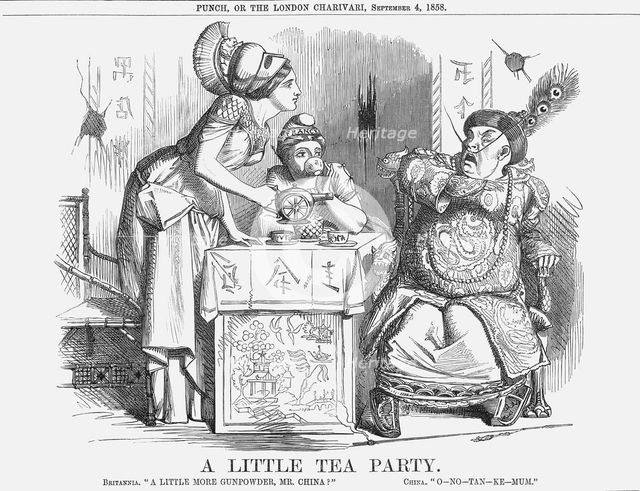 'A Little Tea Party', 1858.  Creator: Unknown.