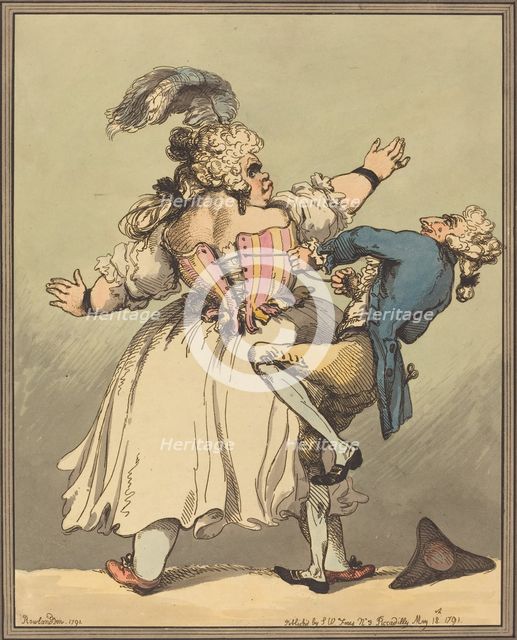 A Little Tighter, 1791. Creator: Thomas Rowlandson.
