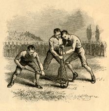 A Lively Scrimmage 1881. Creator: Unknown