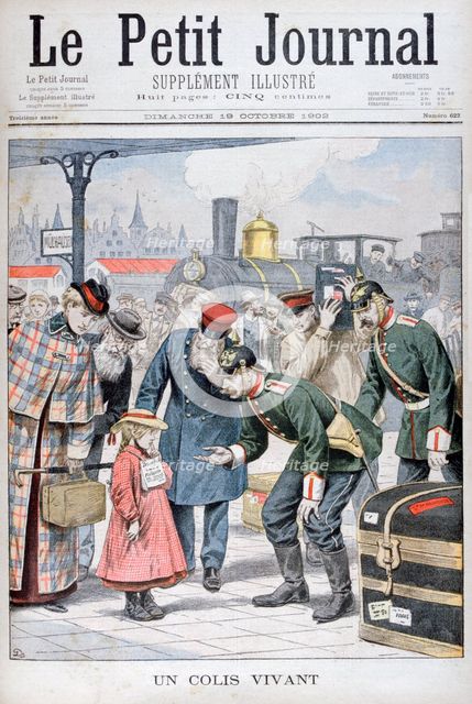 A living parcel, Germany, 1902. Artist: Unknown