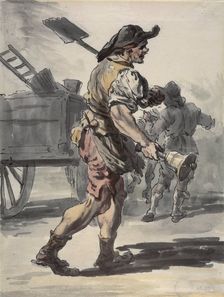 A London coalman, 1759. Creator: Paul Sandby