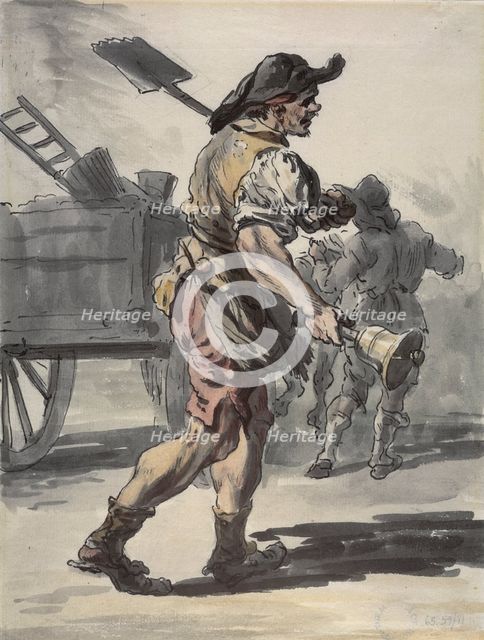 A London coalman, 1759. Creator: Paul Sandby.