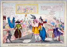 A London Bazaar!! or more sellers than buyers!... c1820. Artist: Anon