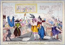A London Bazaar!! or more sellers than buyers!... c1820. Artist: Anon