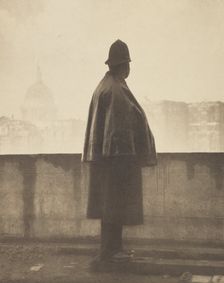 A London policeman. From the album: Photograph album - London, 1920s. Creator: Harry Moult